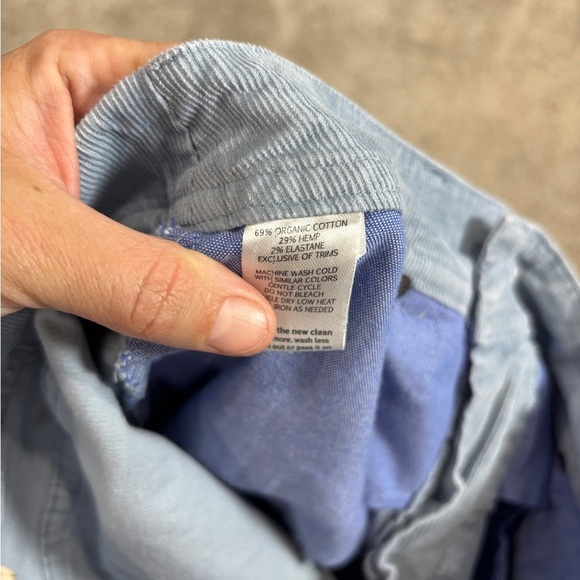 Toad & Co Pants Womens Size 4 Karuna Corduroy Light Blue Casual High Rise Cotton - Picture 4 of 11